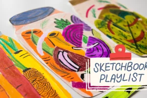 [skillshare]速写本播放列表：在混合媒体中画一罐泡菜 | Sketchbook Playlist: Draw A Jar of Pickles in Mixed Media