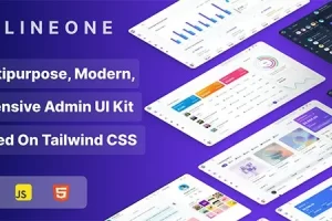 Lineone – 基于 HTML、HTML + Laravel 的多用途 Tailwind CSS 管理模板 | Lineone – Multipurpose Tailwind CSS Admin Template based on HTML, HTML + Laravel