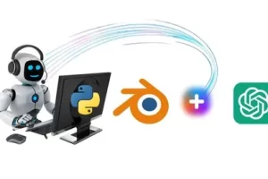[Udemy]Blender 与 ChatGPT 生成的 Python 脚本 | Blender with ChatGPT Generated Python Scripts