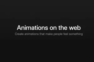 网页上的动画 | Animations on the web