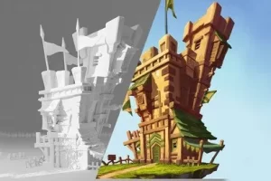 [Udemy]建模风格化的游戏城堡 – 掌握风格化艺术 | Modeling stylized Game Castle – Mastering Stylized Art