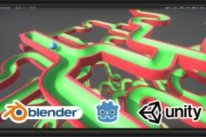 [Udemy]使用 Blender 制作游戏并在 Unity 和 Godot 中构建 | Game Making with Blender and Building in Unity and Godot