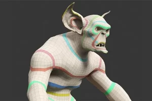 [FlippedNormals]如何对完整角色进行重拓扑 | How to Retopologize a Full Character