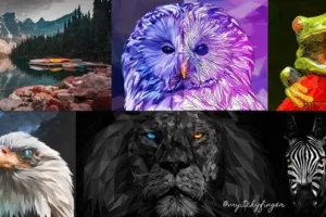 [Udemy]创造令人惊叹的 2D Polyart 作品！ | Create amazing 2D Polyart works!