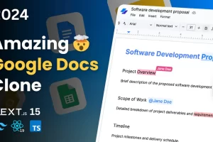 [Code With Antonio]构建 Google Docs 克隆 | Build a Google Docs Clone