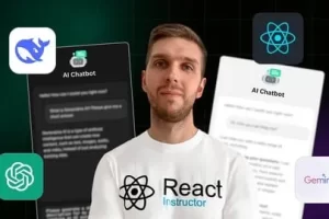[Udemy]React.js 使用 ChatGPT、Gemini 和 DeepSeek 构建的 AI 聊天机器人 | React.js AI Chatbot built with ChatGPT, Gemini and DeepSeek